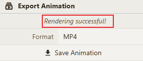 animation successful